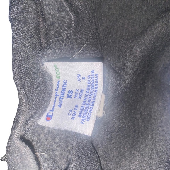 Champion Hampton university pirates gray sweatshirt XS HBCU - Picture 3 of 3